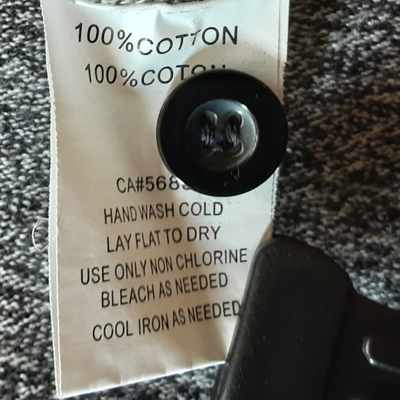 O'Neil Heather Grey Cotton Long Boyfriend Fit Cardigan XS - Picture 10 of 12